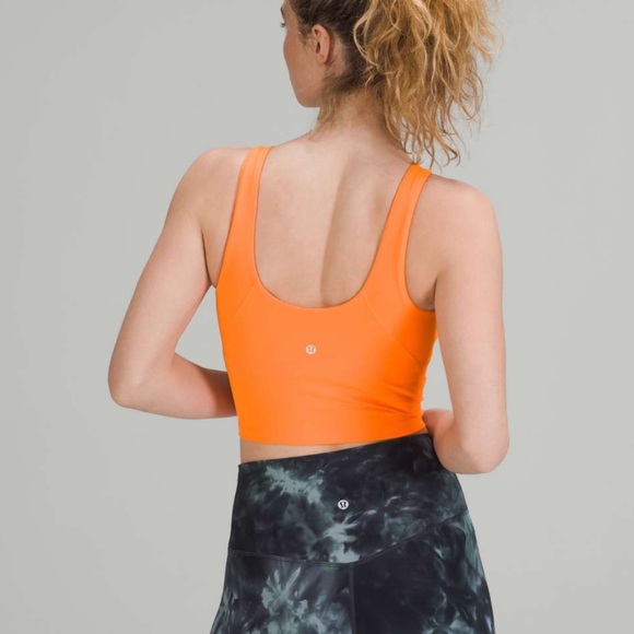 Lululemon Align High-Neck Tank Top Orange Soda Size 4 - Picture 6 of 6